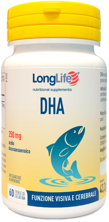 LONGLIFE DHA 250 MG 60 PERLE - Fontenova srl