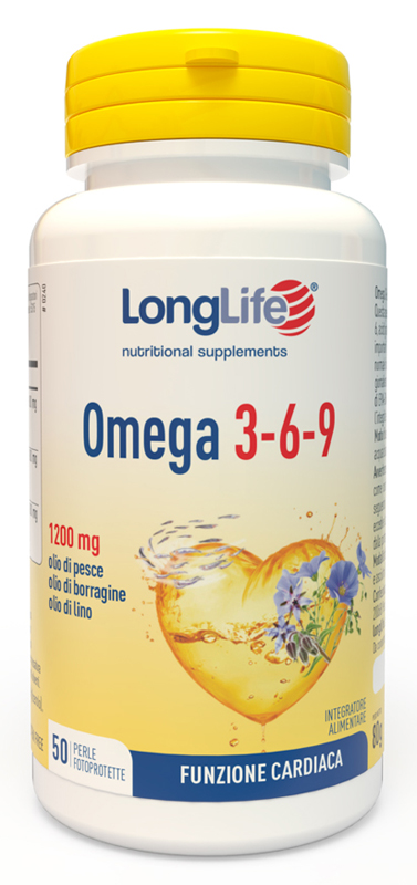 LONGLIFE OMEGA 3-6-9 50 PERLE FOTOPROTETTE - Fontenova srl