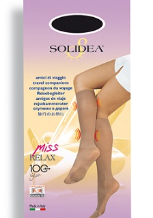 MISS RELAX 100 SHEER GAMBALETTO NERO 2 - Fontenova srl