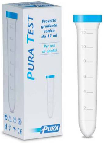PROVETTA PER URINE PURA TEST GRADUATA CONICA 12 ML - Fontenova srl