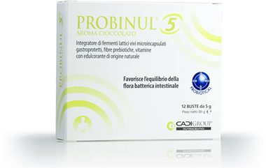 PROBINUL 5 12 BUSTINE 5 G AROMA CIOCCOLATO - Fontenova srl