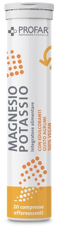 PROFAR MAGNESIO POTASSIO 20 COMPRESSE - Fontenova srl