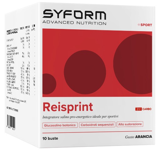 REISPRINT ARANCIA 10 BUSTINE 30 G SENZA GLUTINE NATURALMENTE PRIVO DI LATTOSIO - Fontenova srl