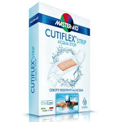 CEROTTO MASTER-AID CUTIFLEXMED STRIP TRASPARENTE IMPERMEABILE SUPPORTO IN POLIURETANO MEDIO 10 PEZZI - Fontenova srl