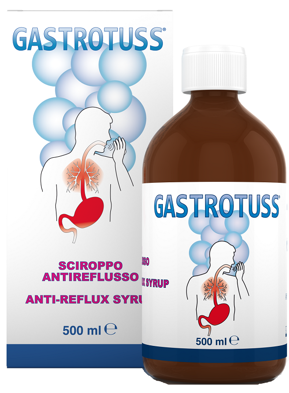 SCIROPPO ANTIREFLUSSO GASTROTUSS 500 ML - Fontenova srl