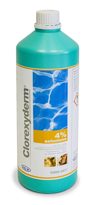 CLOREXYDERM SOLUZIONE 4% 1000 ML - Fontenova srl
