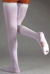 ALBERT ANDRE' ARTICOLO 700 KK6 CALZA AUTOREGGENTE A-G ANTITROMBOSI CON TASSELLO PUNTA APERTA LYCRA MM HG 18-24 COLORE BIANCO TAGLIA S-STANDARD - Fontenova srl