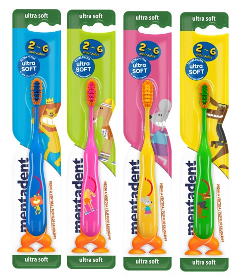 MENTADENT SPAZZOLINO KIDS 2-7 ANNI - Fontenova srl