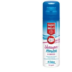 SANO E BELLO SHAMPOO MOUSSE GATTO FLACONE 200 ML - Fontenova srl