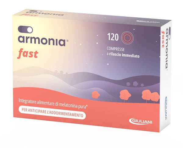 ARMONIA FAST 1 MG MELATONINA 120 COMPRESSE - Fontenova srl