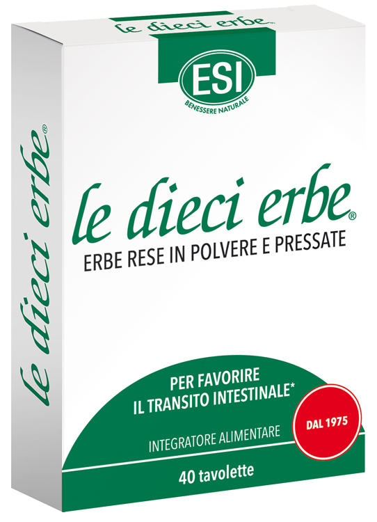 ESI LE DIECI ERBE 40 TAVOLETTE - Fontenova srl