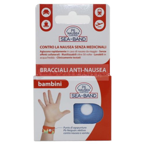 BRACCIALE ANTI NAUSEA PER BAMBINI P6 NAUSEA CONTROL 2 PEZZI - Fontenova srl