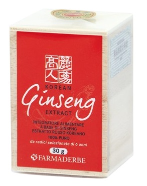 GINSENG KOREAN EXTRACT 30 G - Fontenova srl
