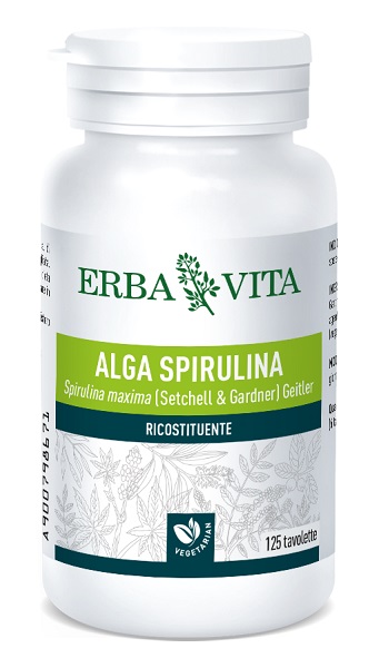 ALGA SPIRULINA 125 TAVOLETTE 400 MG - Fontenova srl