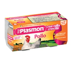 PLASMON OMOGENEIZZATO POLLO 120 G X 2 PEZZI - Fontenova srl