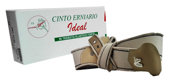 CINTO ERNIARIO IDEAL IN TESSUTO ELASTICO FORTE DESTRO GRIGIO FRANGIATO 105CM - Fontenova srl