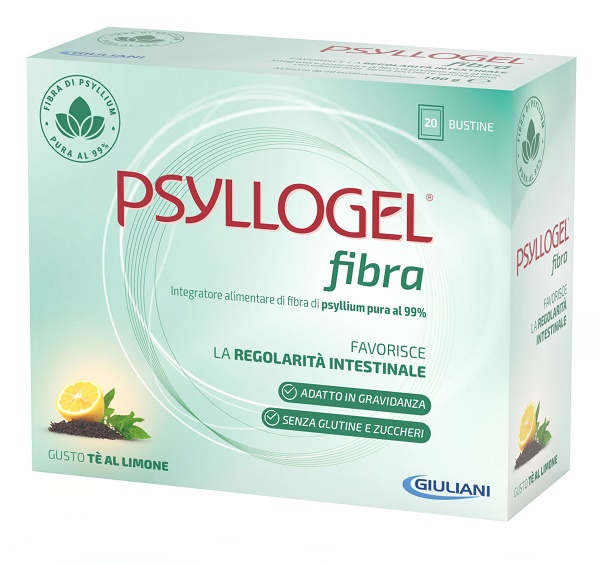 PSYLLOGEL FIBRA TE LIMONE 20 BUSTINE - Fontenova srl