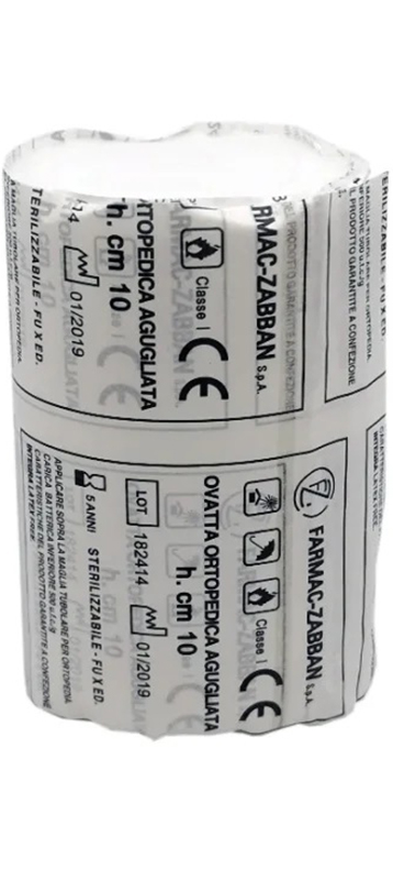 BENDA OVATTA AGUGLIATA 10X400 CM 1 PEZZO - Fontenova srl