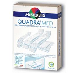 CEROTTO MASTER-AID QUADRA DERMOATTIVO FORMATI ASSORTITI 20 PEZZI - Fontenova srl