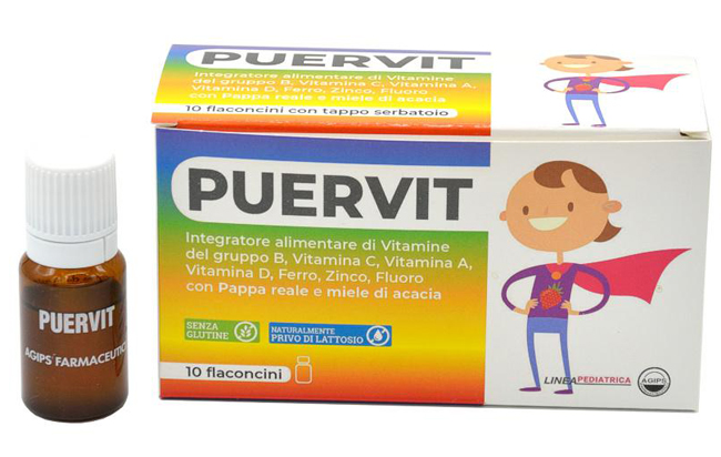 PUERVIT 10 FLACONCINI 10 ML - Fontenova srl