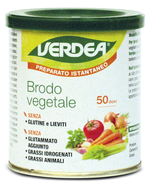 VERDEA PREPARATO ISTANTANEO BRODO VEGETALE 200 G - Fontenova srl