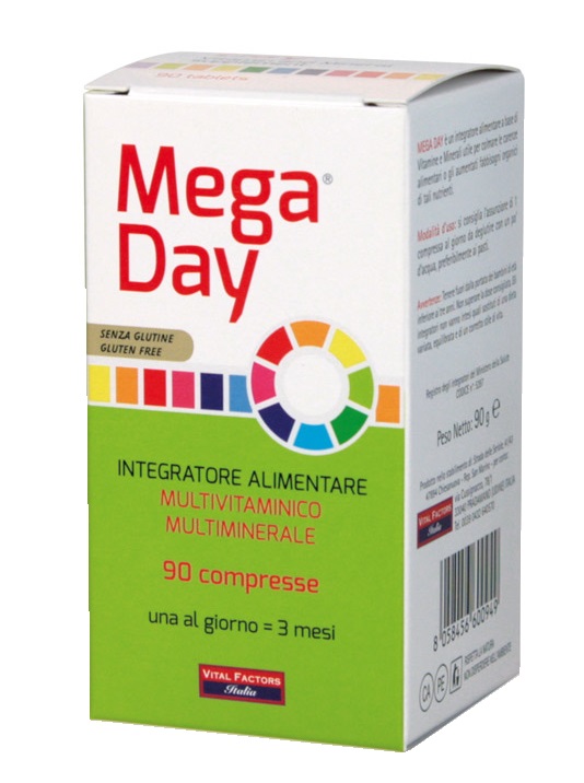 MEGA DAY 90 COMPRESSE - Fontenova srl