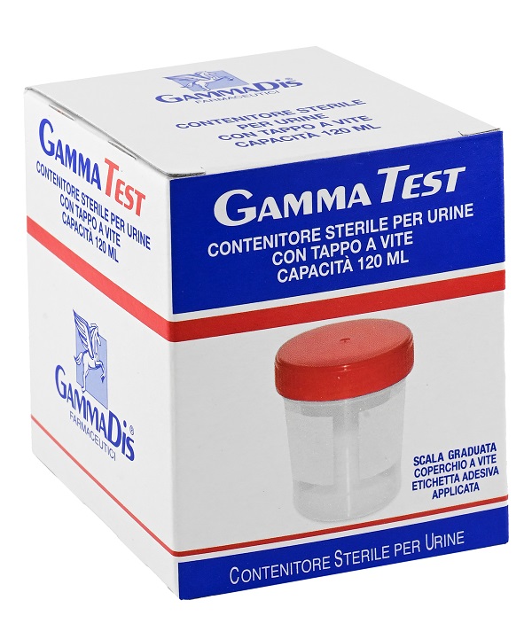 CONTENITORE STERILE PER LA RACCOLTA URINA 120 ML GAMMADIS - Fontenova srl