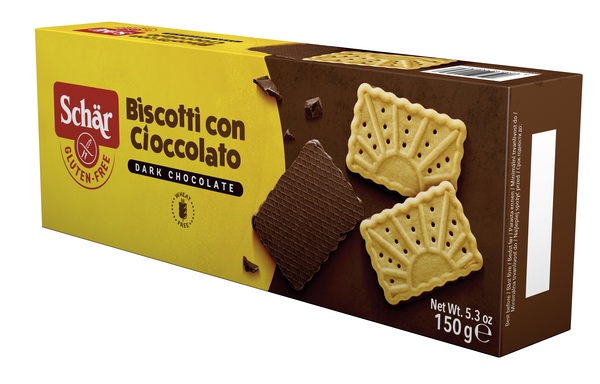 SCHAR BISCOTTO CON CIOCCOLATO DARK CHOCOLATE 150 G - Fontenova srl