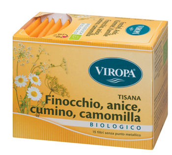 VIROPA FINOCCHIO/CUMINO/ANICE/CAMOMILLA BIO 15 BUSTINE - Fontenova srl