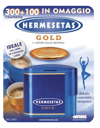 HERMESETAS GOLD 300+100 COMPRESSE 20 G - Fontenova srl