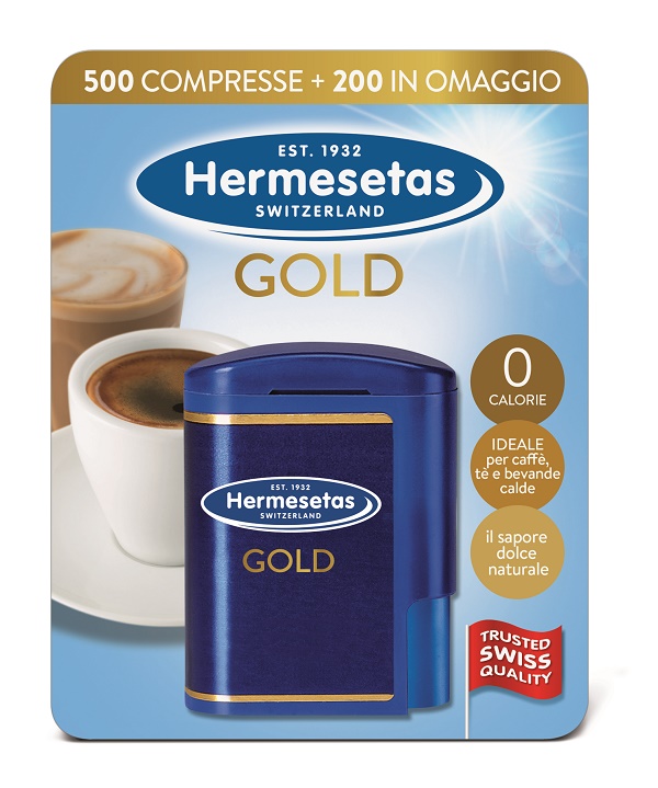 HERMESETAS GOLD 500+200 COMPRESSE 35 G - Fontenova srl