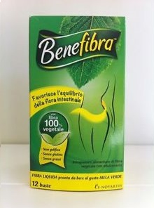 BENEFIBRA LIQUIDA 12 BUSTE X 60 ML - Fontenova srl