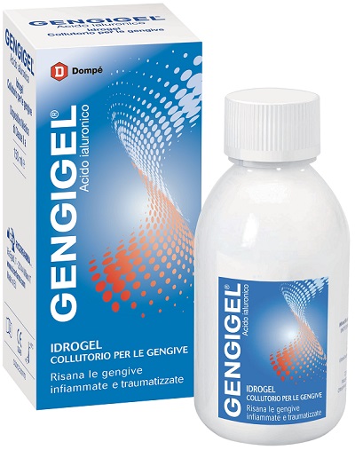 COLLUTORIO PER GENGIVE GENGIGEL IDROGEL FLACONE 150 ML - Fontenova srl