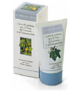 LATTE DI PULIZIA PER VISO CETRIOLO E AMAMELIDE 125 ML - Fontenova srl