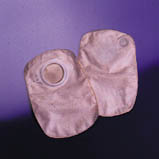SACCA COLOSTOMIA A FONDO CHIUSO OPACA CON FILTRO INCORPORATO E RIVESTIMENTO IN TESSUTO CONSECURA 57MM 30 PEZZI - Fontenova srl