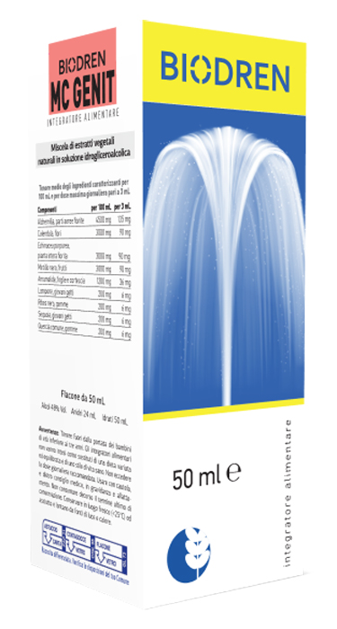 BIODREN MC GENIT SOLUZIONE IDROALCOLICA 50 ML - Fontenova srl
