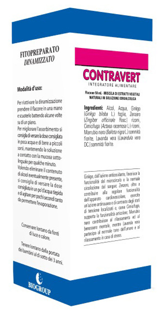 CONTRAVERT 50 ML SOLUZIONE IDROALCOLICA - Fontenova srl