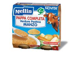 MELLIN PAPPA COMPLETA MANZO 250 G 2 PEZZI - Fontenova srl