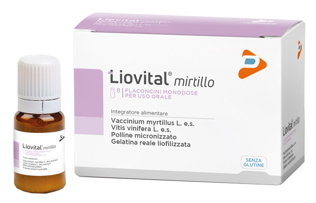 LIOVITAL MIRTILLO 8 FLACONCINI 10 ML - Fontenova srl