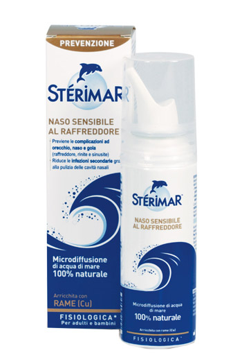 STERIMAR NASO SENSIBILE AL RAFFREDDORE ACQUA DI MARE SPRAY 100 ML - Fontenova srl