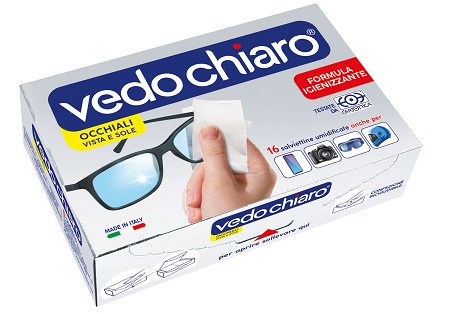 VEDOCHIARO OCCHIALI 16 SALVIETTE UMIDIFICATE - Fontenova srl
