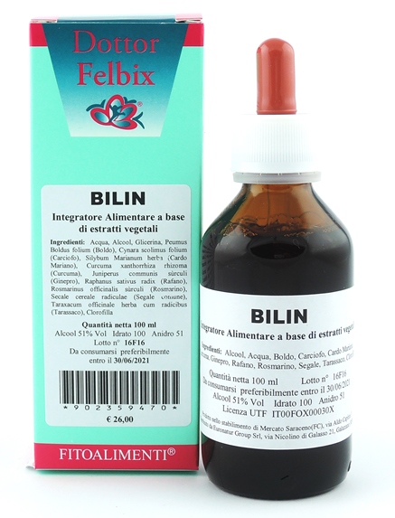 BILIN GOCCE 100 ML - Fontenova srl