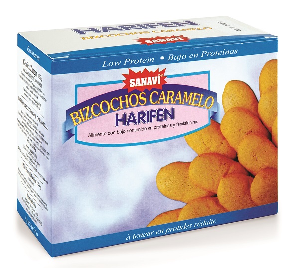 HARIFEN BISCOTTI CARAMELLO 125 G - Fontenova srl