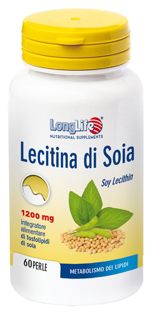 LONGLIFE LECITINA SOIA 60 PERLE DI GELATINA DA 1,7 G - Fontenova srl