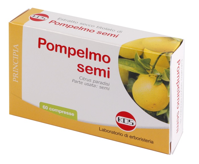 POMPELMO SEMI ESTRATTO SECCO 60 COMPRESSE - Fontenova srl
