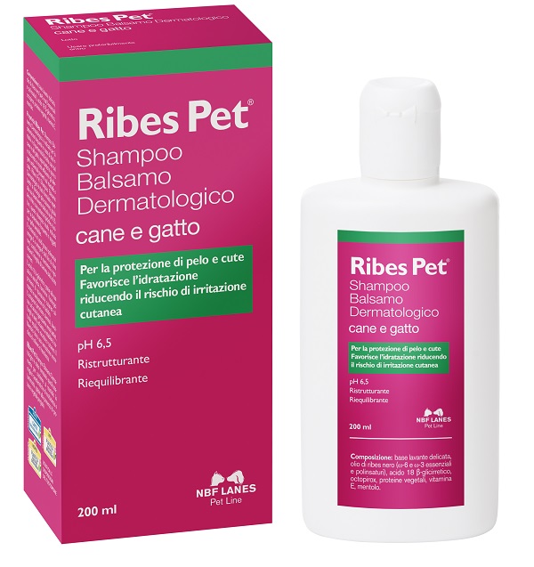 RIBES PET SHAMPOO BALSAMO FLACONE 200 ML - Fontenova srl