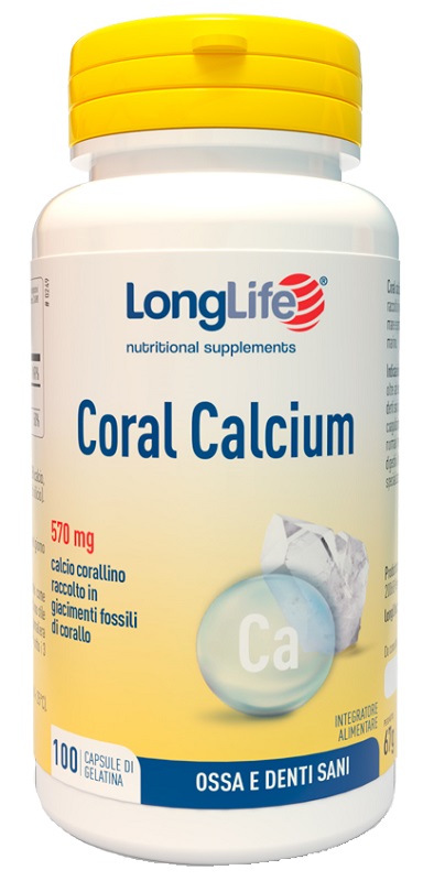 LONGLIFE CORAL CALCIUM 100 CAPSULE DI GELATINA - Fontenova srl