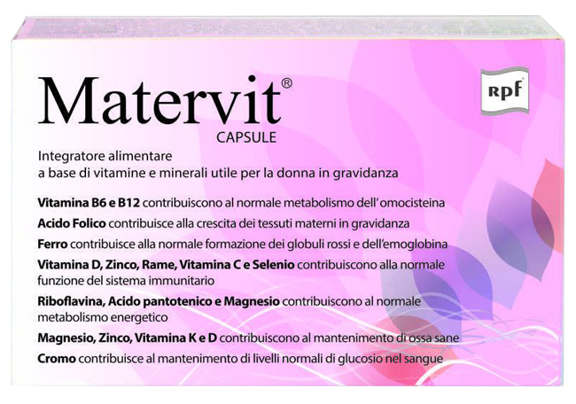 MATERVIT 30 CAPSULE - Fontenova srl
