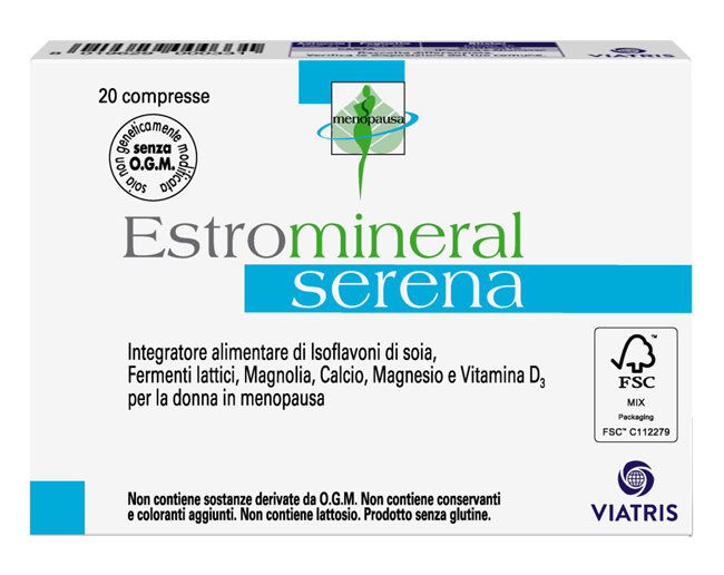 ESTROMINERAL SERENA 20 COMPRESSE - Fontenova srl