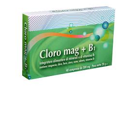 CLORO MAGNESIO + B1 40 COMPRESSE - Fontenova srl